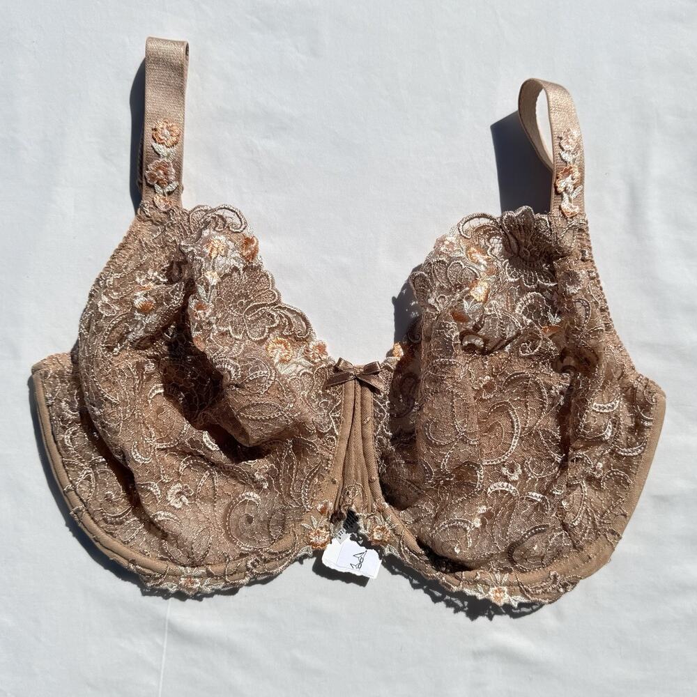 Eprise De Lise Charmel Danse Seduction Bra US 34H Beige Underwire BCC6179H